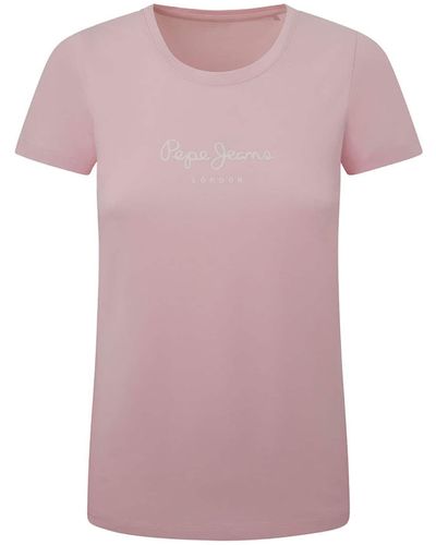Pepe Jeans T-shirt 'new virginia' - Pink
