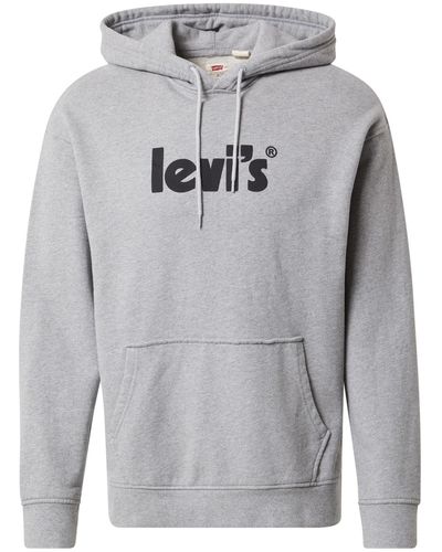 Levi's Sweatshirt 'relaxed graphic hoodie' - Grau