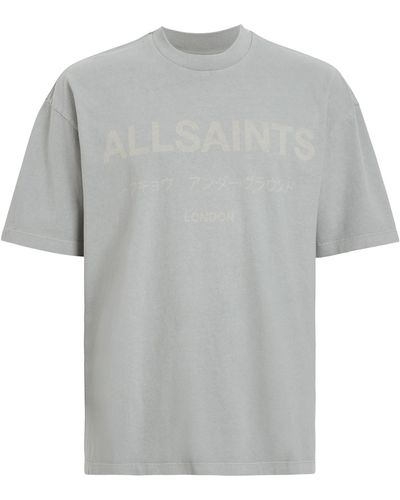 AllSaints T-shirt 'laser' - Grau