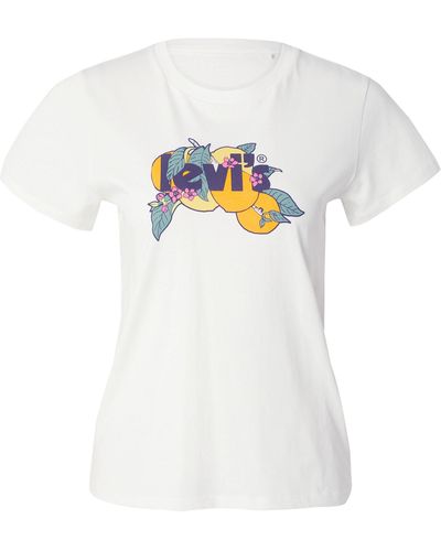 Levi's T-shirt 'the perfect tee' - Weiß