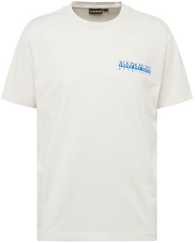 Napapijri T-shirt 'faber' - Weiß