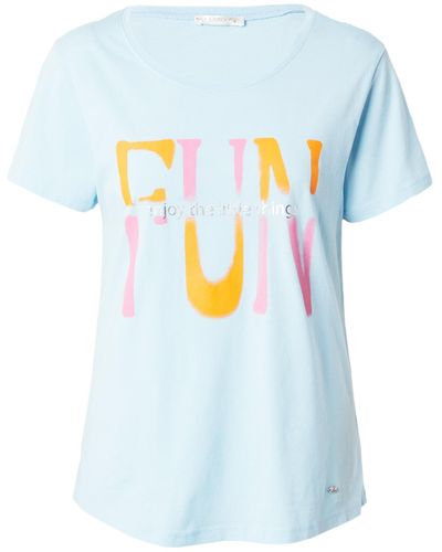 Key Largo T-shirt 'fun' - Blau