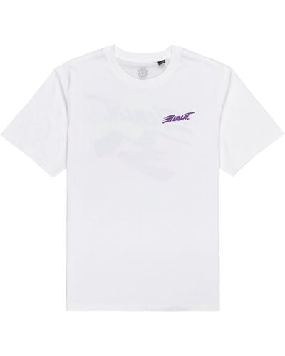 Element T-shirt 'horizon' - Weiß
