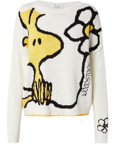 Princess Goes Hollywood Pullover 'woodstock intarsia' - Weiß
