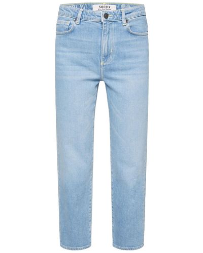 SOCCX Jeans mit gerader Passform für Damen | Online-Schlussverkauf – Bis zu  60% Rabatt | Lyst DE | Stretchjeans