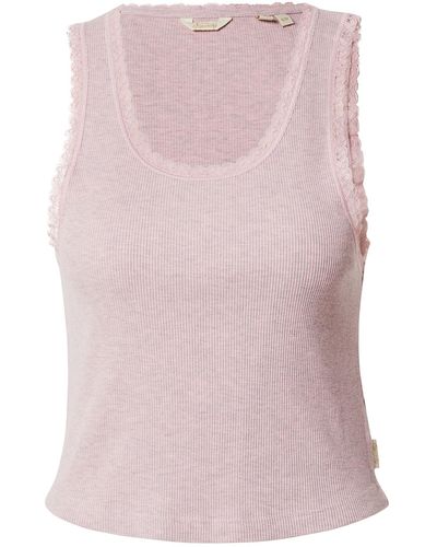 Superdry Shirttop (1-tlg) Spitze - Pink