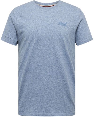 Superdry T-shirt 'vintage' - Blau