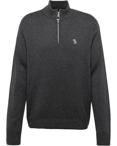 Abercrombie & Fitch Pullover 'charcoal marl' - Grau