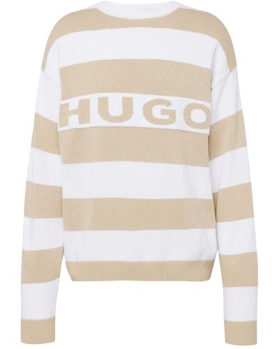 HUGO Pullover 'sobueh' - Weiß