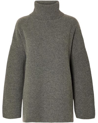 SELECTED Pullover 'mary' - Grau