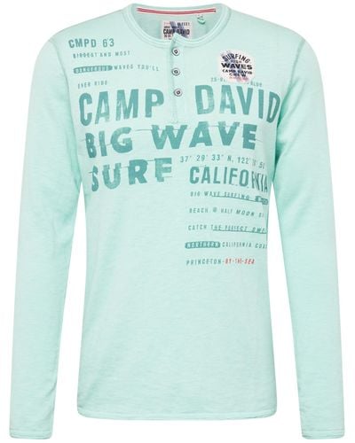 Camp David Shirt - Blau