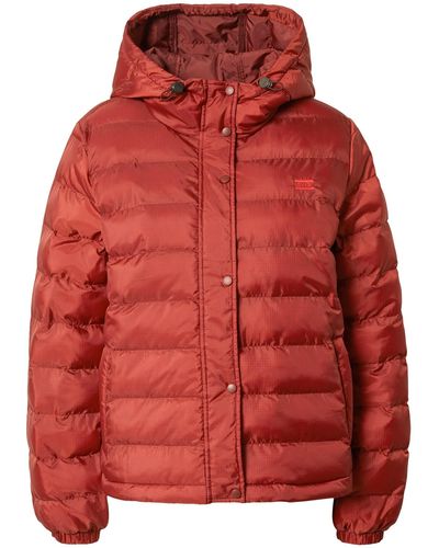 Levi's Übergangsjacke 'edie packable jacket' - Rot