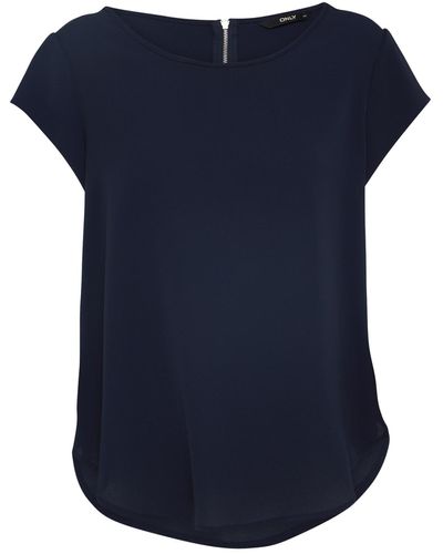 ONLY Bluse 'vic' - Blau