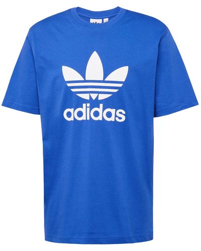 adidas Originals T-shirt 'adicolor trefoil' - Blau