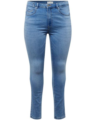 Only Carmakoma Jeans 'forever' - Blau