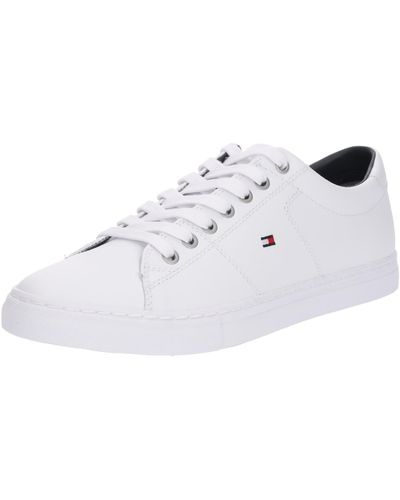 Tommy Hilfiger Cupsole Sneaker Essential Leather Schuhe - Weiß