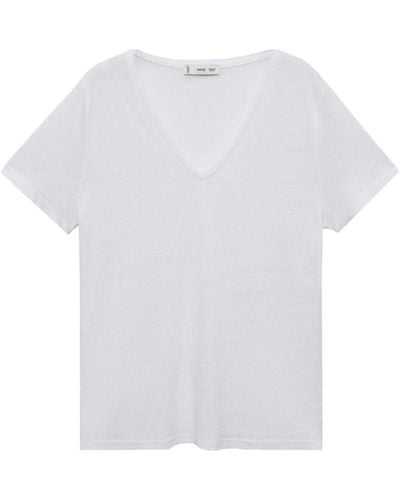 Mango T-shirt 'linito' - Weiß