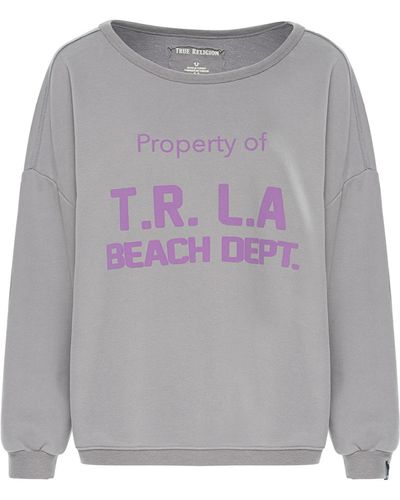 True Religion Sweatshirt - Grau