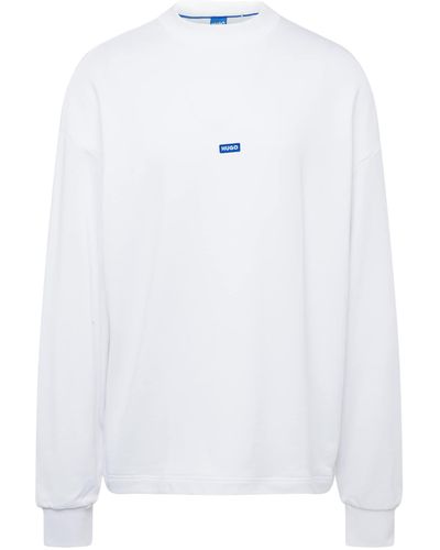 HUGO Sweatshirt 'nedro' - Weiß