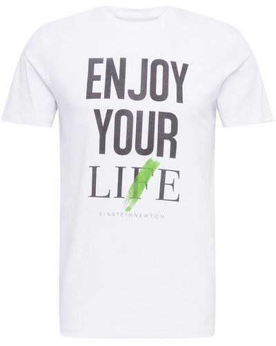 EINSTEIN & NEWTON T-shirt 'lie' - Weiß