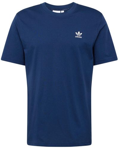 adidas Originals T-shirt 'trefoil essentials' - Blau