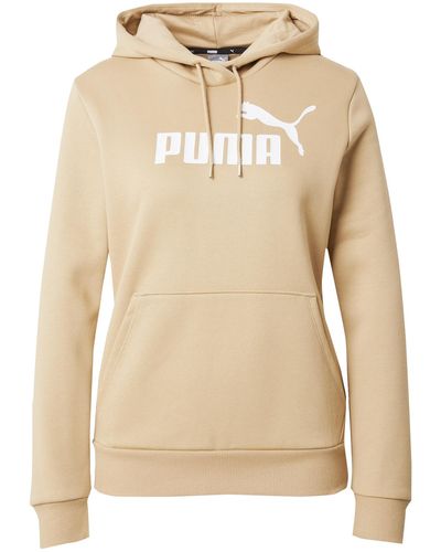 PUMA Sportsweatshirt 'essential' - Natur