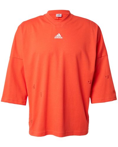 adidas Sportshirt 'embroidery ice hockey ' - Rot