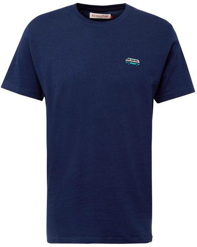 Revolution T-shirt - Blau