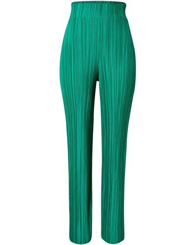 Warehouse Hose 'plisse trouser' - Grün