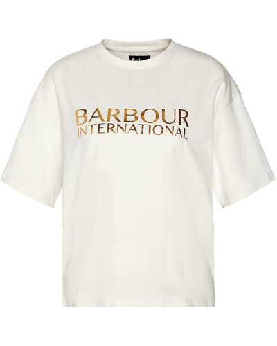 Barbour T-shirt 'carla' - Weiß