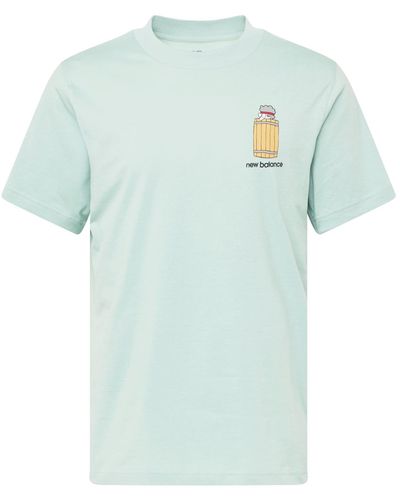 New Balance T-shirt 'barrel runner' - Blau