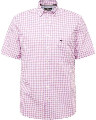 Fynch-Hatton Hemd 'summer vichy' - Pink