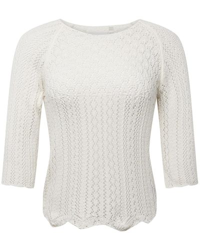 Only Carmakoma Pullover 'nola' - Weiß