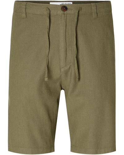 SELECTED Shorts 'brody' - Grün