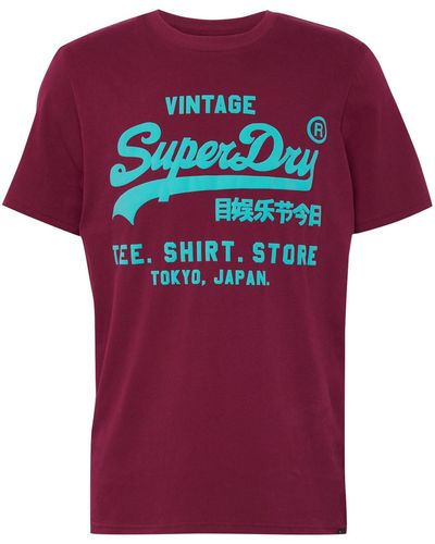 Superdry T-shirt - Rot