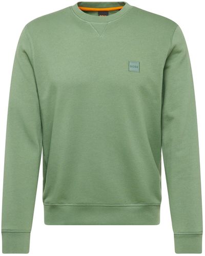 BOSS Sweatshirt - Grün