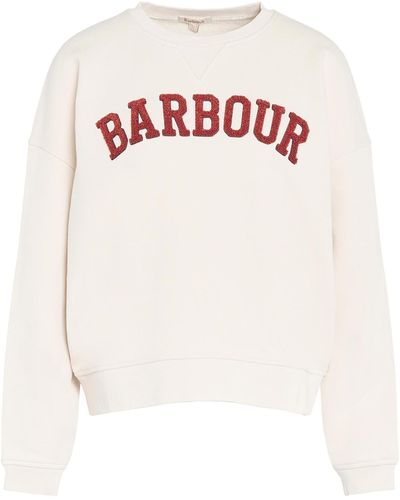 Barbour Sweatshirt 'silverdale' - Weiß