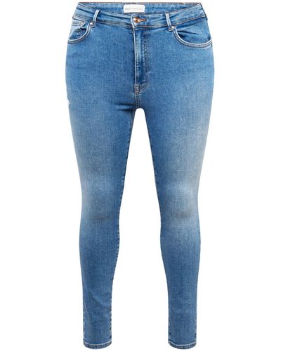 Only Carmakoma Jeans 'iconic' - Blau