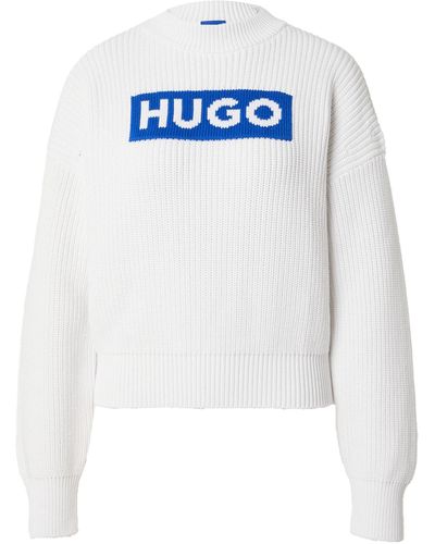 HUGO Pullover 'sloger' - Weiß