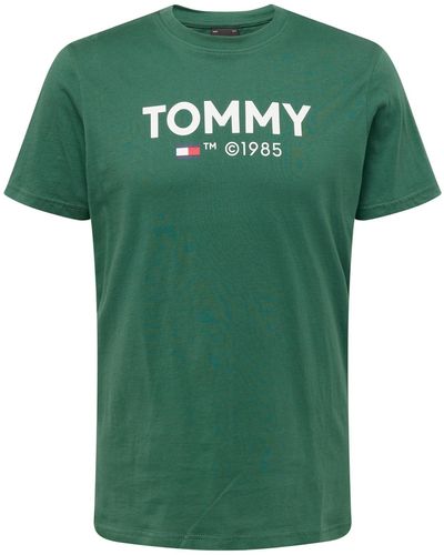 Tommy Hilfiger T-shirt 'essential' - Grün