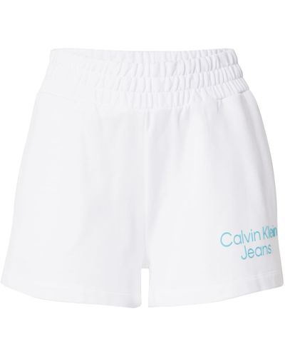 Calvin Klein Shorts 'institutional' - Weiß