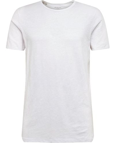 SELECTED T-shirt 'morgan' - Weiß