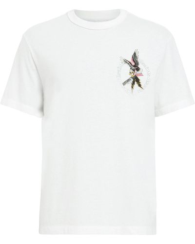 AllSaints T-shirt 'fret' - Weiß