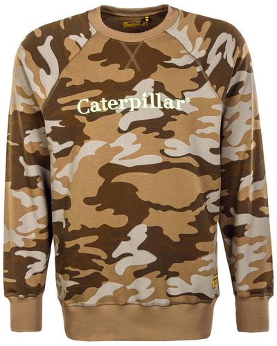 Caterpillar Sweatshirt 'cat' - Braun