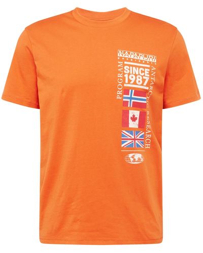 Napapijri T-shirt 'turin 1' - Orange