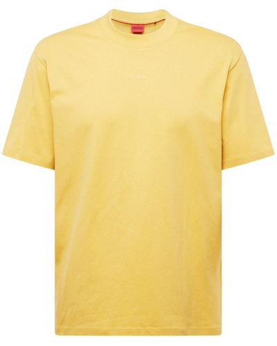 HUGO T-shirt 'dapolino' - Gelb
