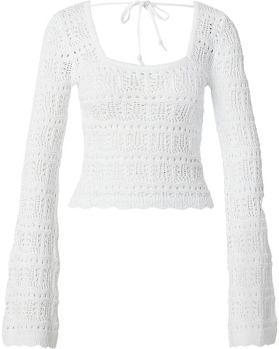 Hollister Pullover - Weiß