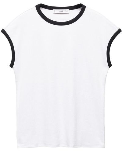 Mango T-shirt 'roibos' - Weiß