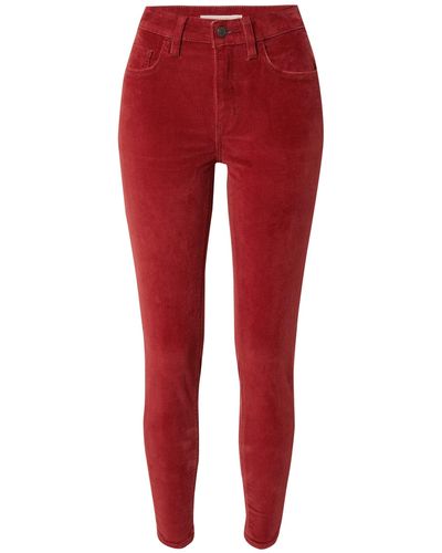 Levi's Jeans '721 high rise skinny' - Rot