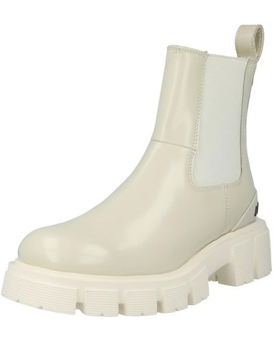 Love Moschino Chelsea boots 'winter tassel' - Natur